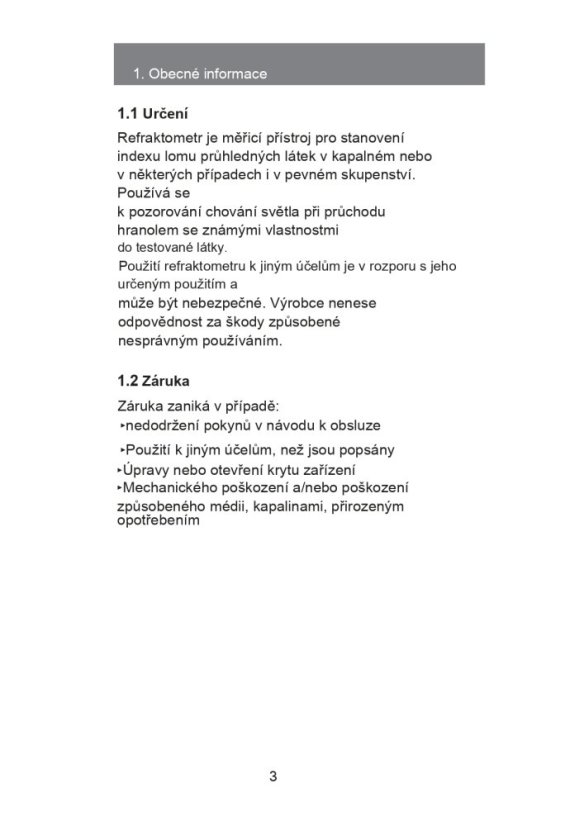 Refraktometr na med digitální