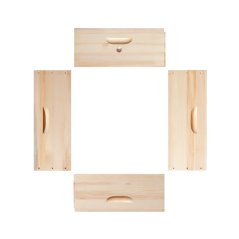 Včelí nadstavok Optimal nízky, nezmontovaný, Borovica hladká (vejmutovka) - 1 ks