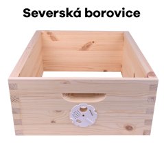 Včelí nástavek cinkovaný Langstroth 3/4 - 195 mm, Severská borovice