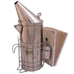 Včelařský dýmák velmi velký, nerezový, AD004