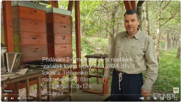Přidávání 2-4 mezistěn, 6-tý nástavek, začátek květu řepky 14.4.2024, díl č. 1