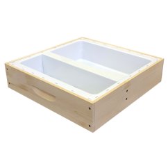 Stropné krmítko s plastovou vložkou 12 lirov, 39x24, 39x17