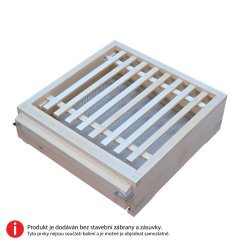 Dno varroa s nerez sieťou - 2cm