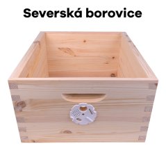 Včelí nástavek cinkovaný Langstroth 1/1 - 242 mm, Severská borovice