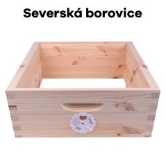 Včelí nástavek cinkovaný 39x17, Severská borovice