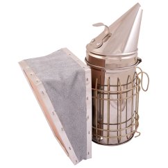 Včelařský dýmák střední, nerezový, AD002