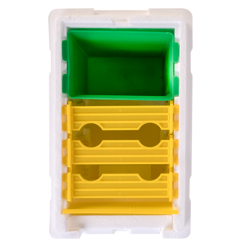 Včelí oplodňáček, 3-plástový, polystyrenový, AB003