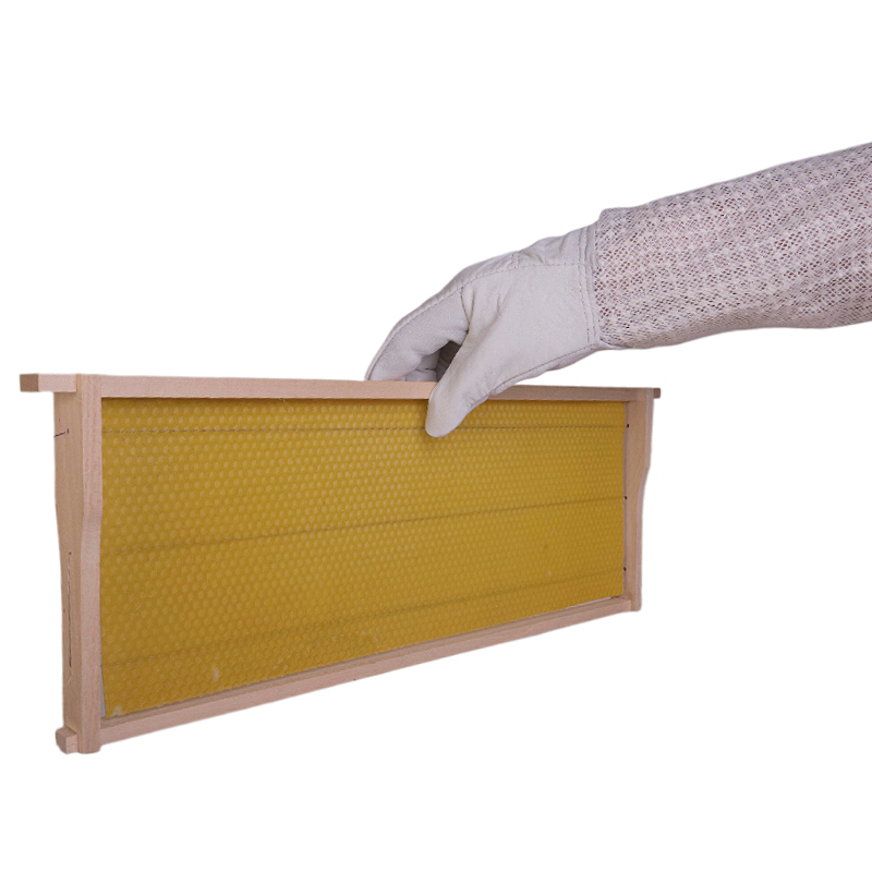 Včelařské rukavice kožené s větracími návleky - Velikost: Velikost L