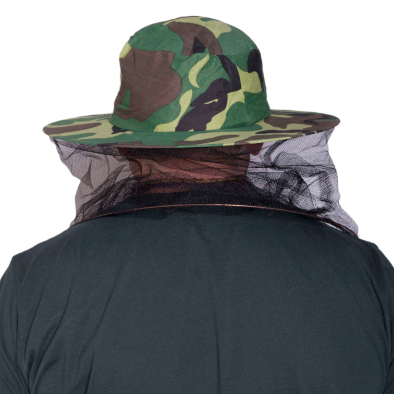 Včelársky klobúk s maskovacou potlačou