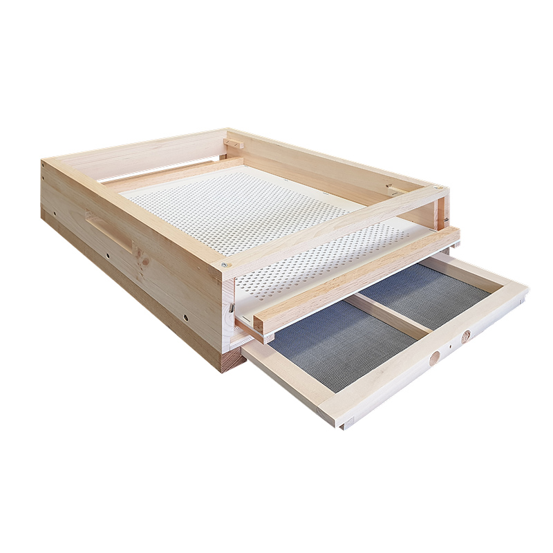 Peľochyt pre úľ LANGSTROTH, súprava peľochytová doska a prevetrávaná zásuvka