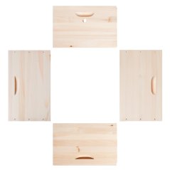 Včelí nadstavok Optimal vysoký, nezmontovaný, Borovica hladká (vejmutovka)