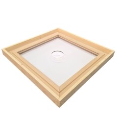 Krmící víko Plexi 1 otvor - 3cm