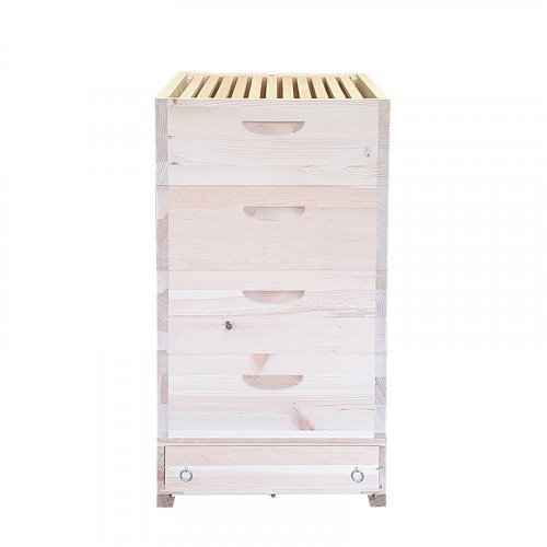 Včelí úľ Optimal - zostava 4 nízké nadstavky, Borovica hladká (vejmutovka)