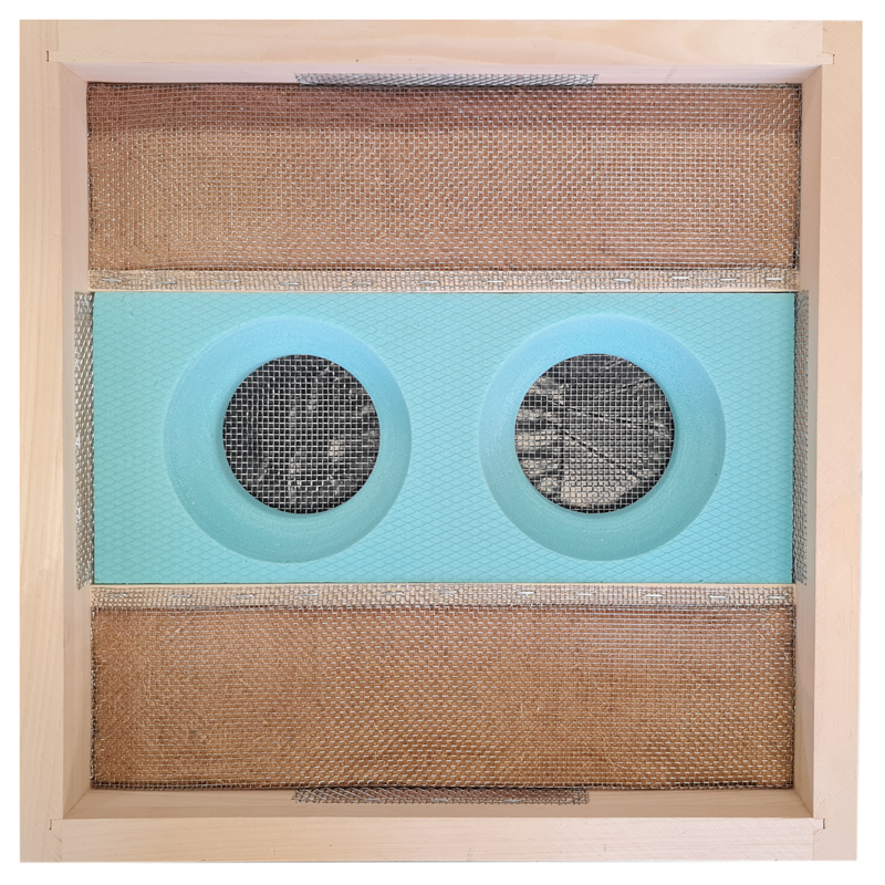 Difúzne protiplesňové kŕmiace veko, 2 otvory, B10