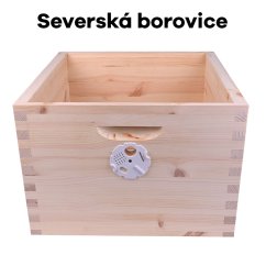 Včelí nástavek cinkovaný 39x30, Severská borovice