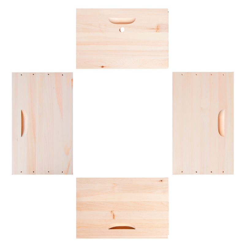 Včelí nástavek 39x30, borovice vejmutovka, nesmontovaný, 1 ks