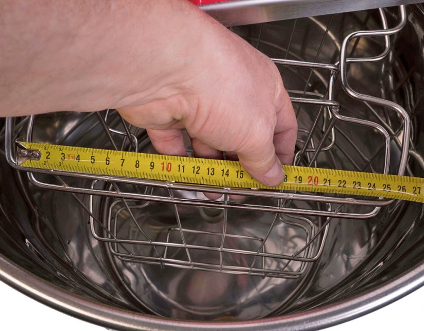 Medomet ruční, 2r., tangenciální, nerez, AM025