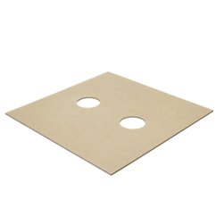 Kŕmiace veko HDF bez rámu 2 otvory - 3cm