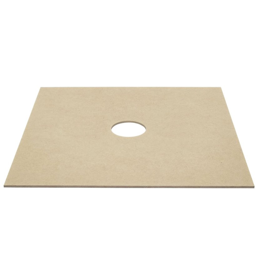 Kŕmiace veko HDF bez rámu 1 otvor - 3cm