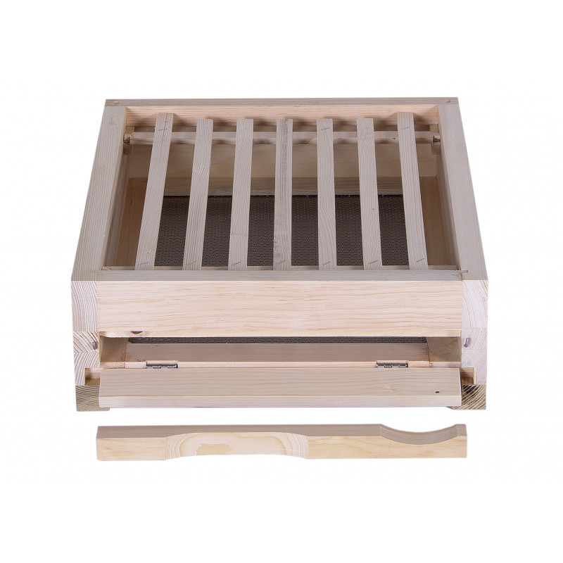 Varroa dno pre úľ B10 a E10 so stavebnou zábranou, borovica hladká (vejmutovka)