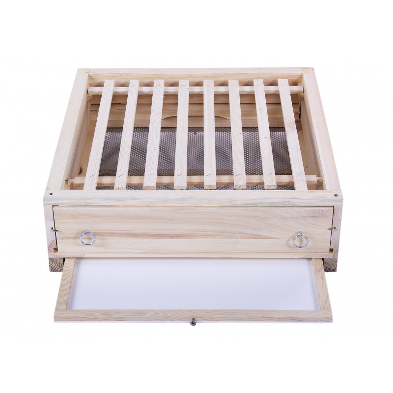 Varroa dno pre úľ B10 a E10 so stavebnou zábranou, borovica hladká (vejmutovka)