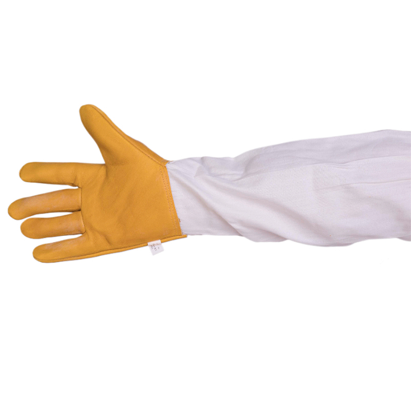 Včelařské rukavice kožené silné - Velikost: Velikost XL