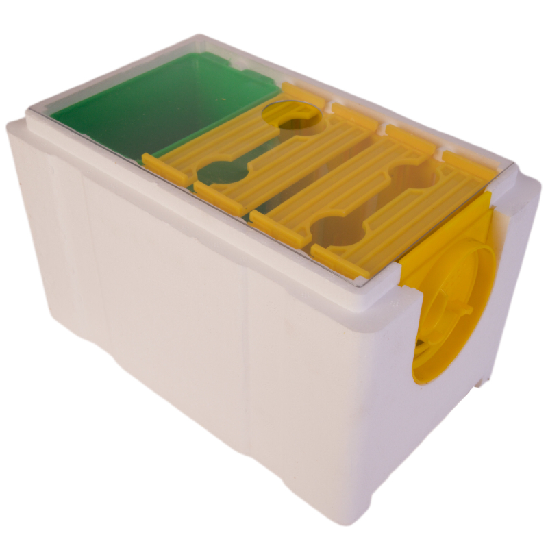 Včelí oplodniak, 4-plástový, polystyrénový, AB002