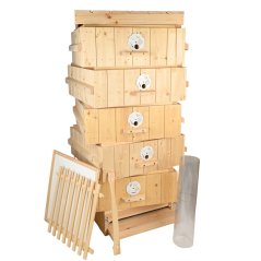 Včelí úl zateplený 5 nástavků 39x17 - 3cm