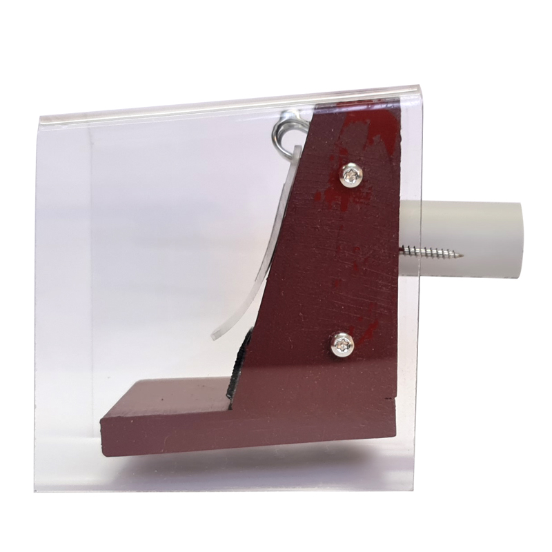 Ochranná klapka ke čmelínům celozakrytovaná, višňová