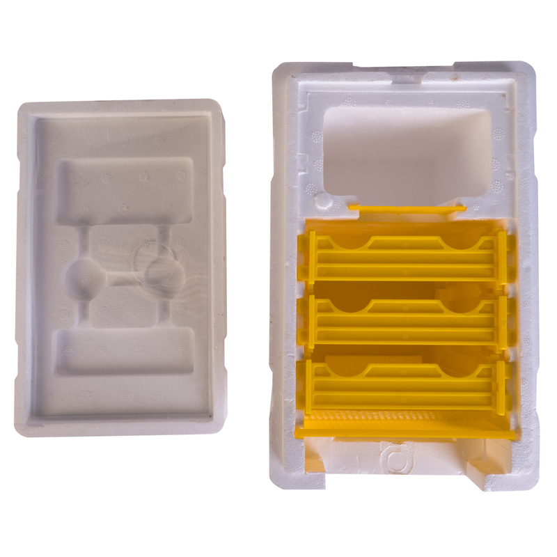 Včelí oplodniak, 3-plástový, polystyrénový, AB001