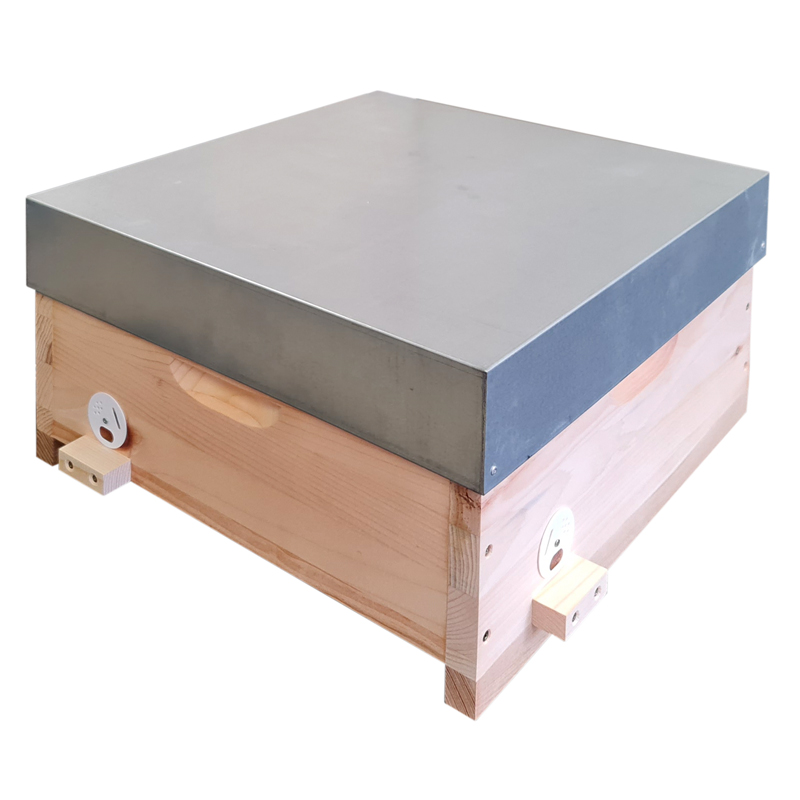 Drevený oplodniačik pre 4 matky - INOVOVANÝ, 485 x 485 mm, Borovica hladká (vejmutovka)