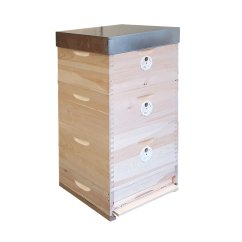 Včelí úľ 39x24 - zostava 3 nadstavky cinkované, Borovica hladká (vejmutovka)