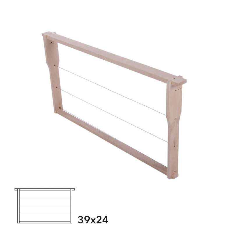 Rámik 39x24 vodorovně zděř Hoffman, Lípa
