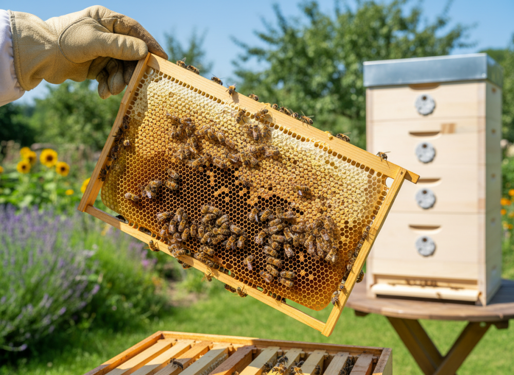 včelí odloženec, rámik