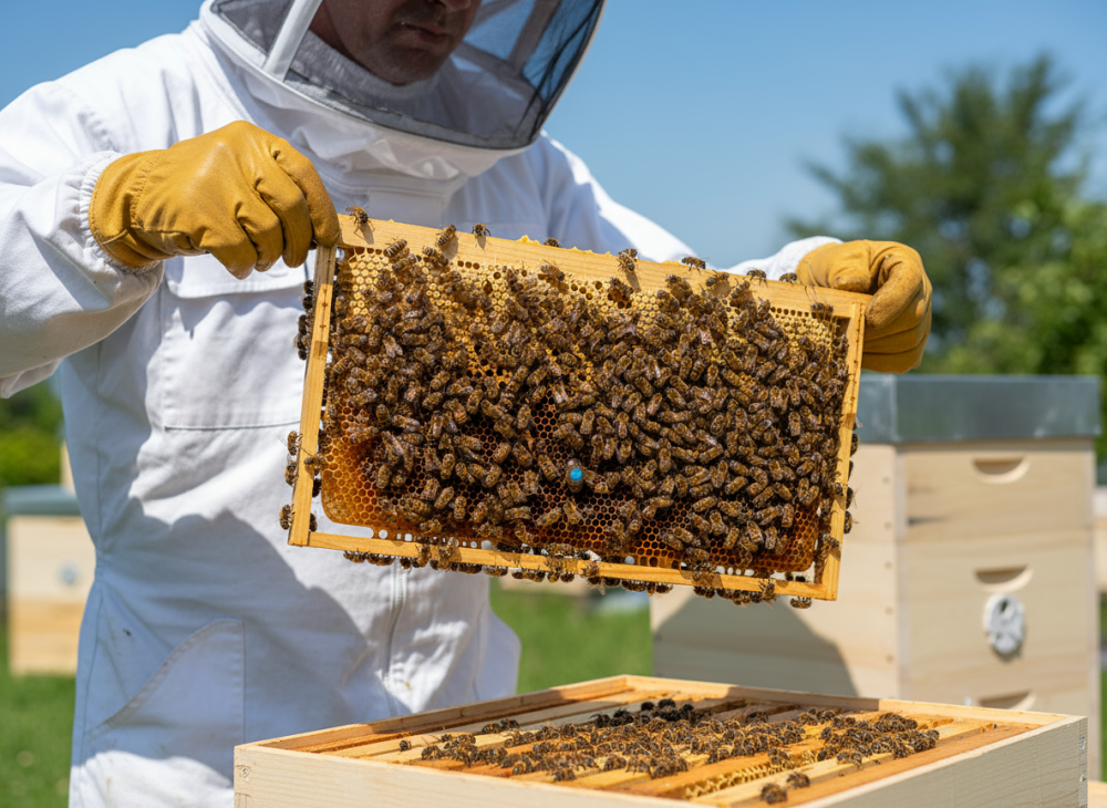 matka ve včelím úlu